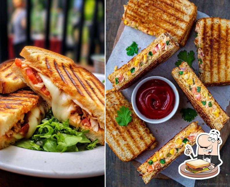 Grilled cheese sandwich at Tasty Bite