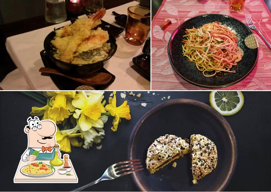 Cibo al Ristorante Giapponese Ran