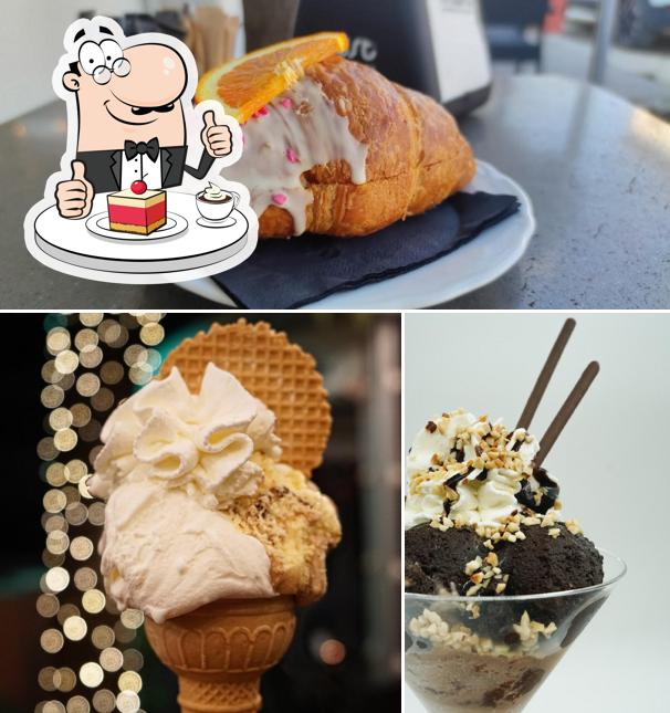 Bar Tiffany offre une sélection de plats sucrés