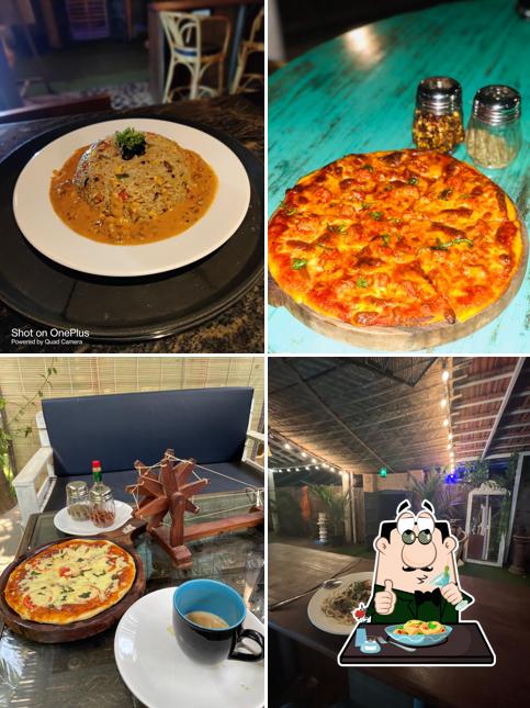 Food at Cafe White Mushroom