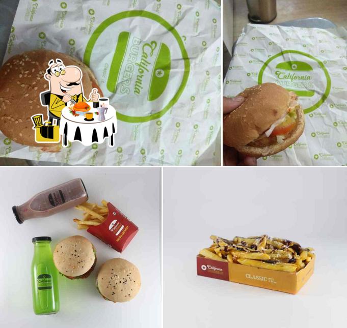 Food at California Burgers