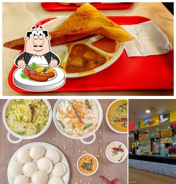 Food at Dosa plaza