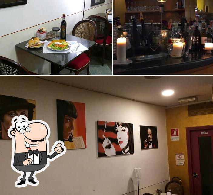 Questa è la immagine che raffigura la interni e bancone da bar di Il Gabbiano