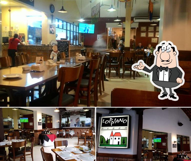 Veja imagens do interior do Loppiano Pizza