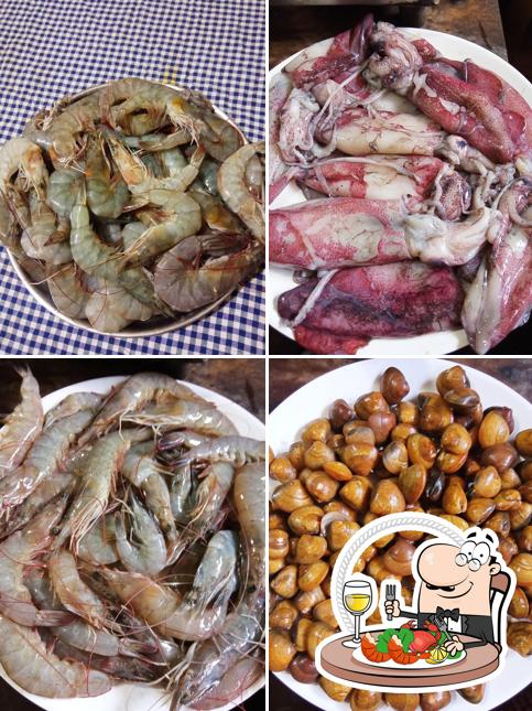 Order seafood at Basil Bar& restaurant