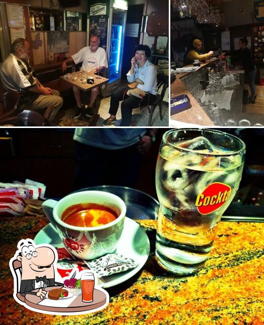 Dai un’occhiata alla immagine che presenta la tavolo da pranzo e bevanda di Caffe Bar Coctail Koprivnica