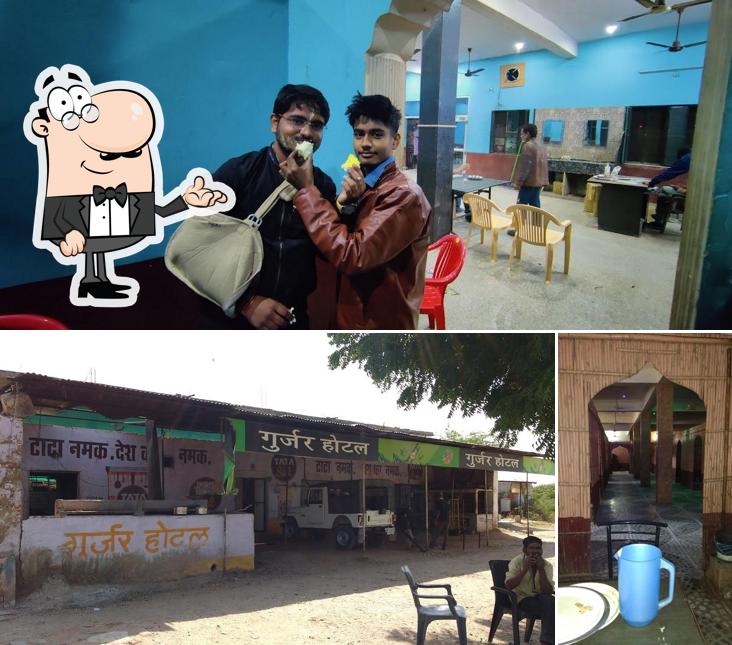Take a look at the image displaying interior and beverage at Gurr Hotel