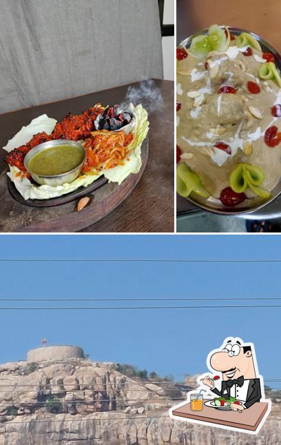 Food at Hotel Saidapur, Yadgir