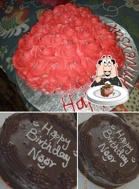 Chocolate cake at NOOR CAKE SHOP