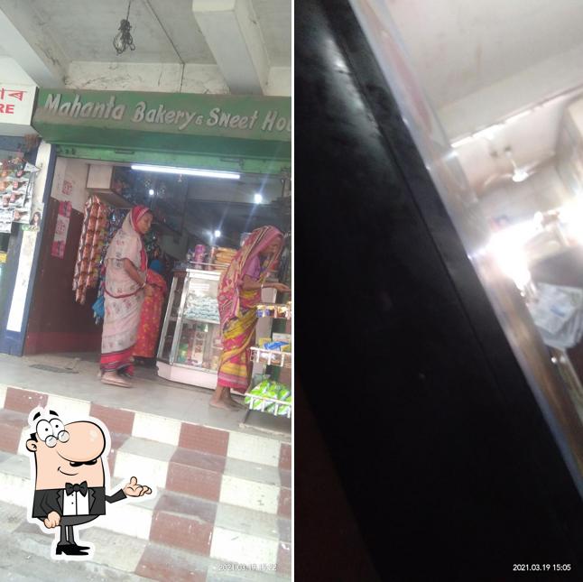 The interior of New Mahanta Bakery & Sweet
