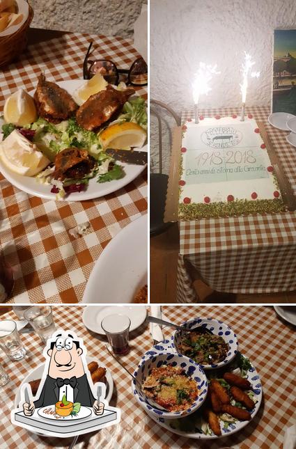 Cibo al Osteria da Pillucciu