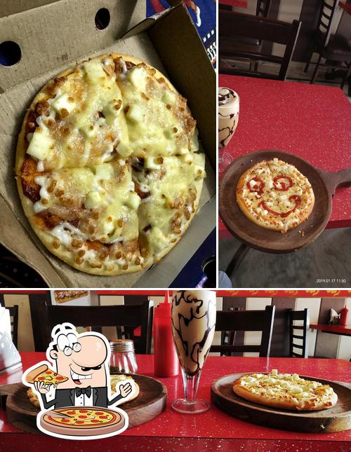 Try out pizza at Pizza Cafe