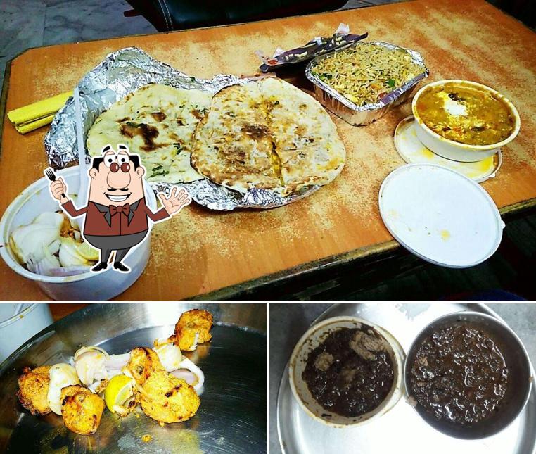 Food at The Punjabi hotel