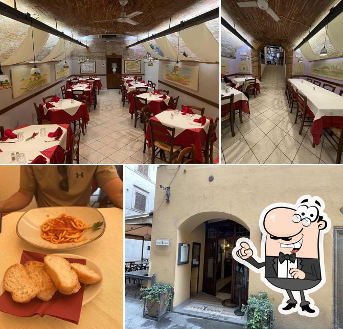 Siediti a un tavolo di Trattoria di Cagnano