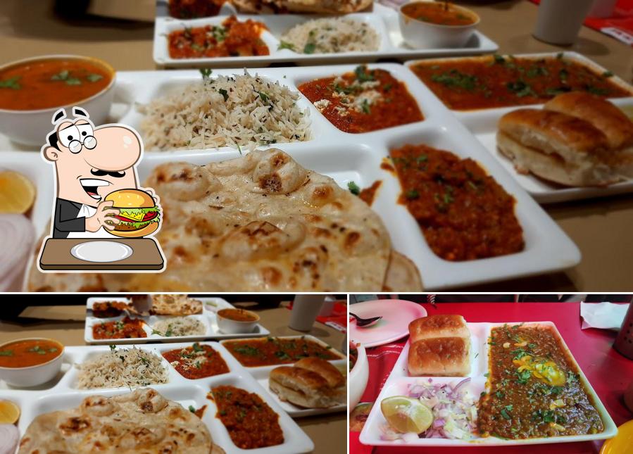 Order a burger at Shanti Restaurant