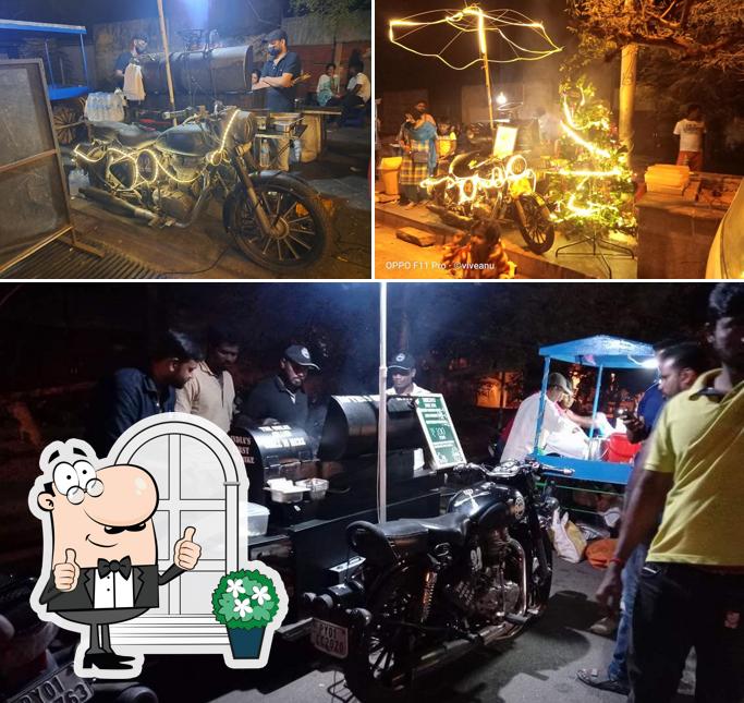 The outside area is an important feature of BBQ Ride Puducherry