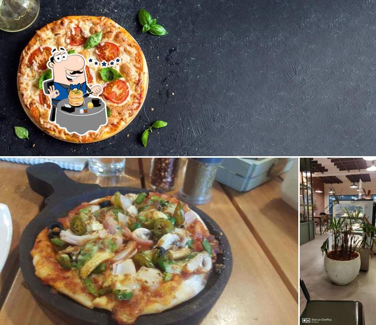 This is the photo displaying food and interior at Onesta