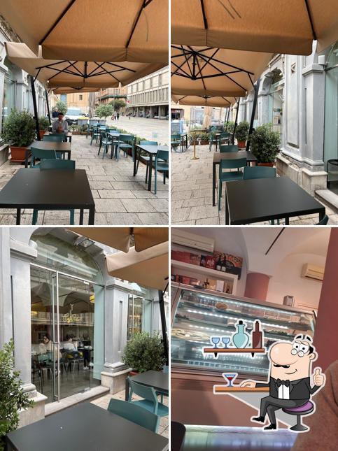 Gli interni di Caffè Italia