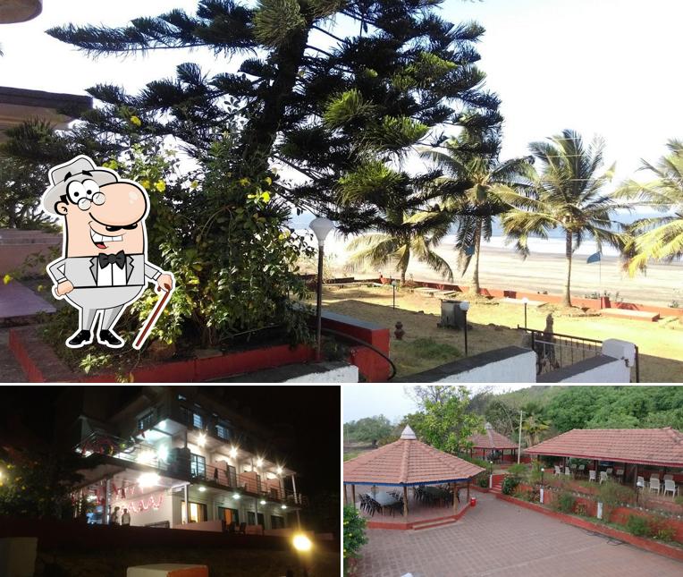 Check out the outside area of HOTEL KINARA