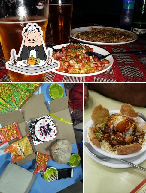 Food at Hotel Heeralal opposite railway station