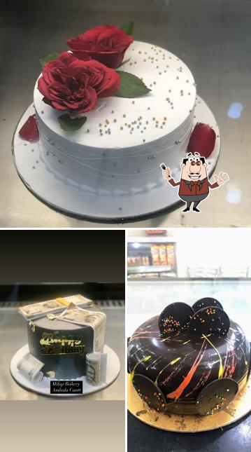Chocolate mousse at Milap Bakery
