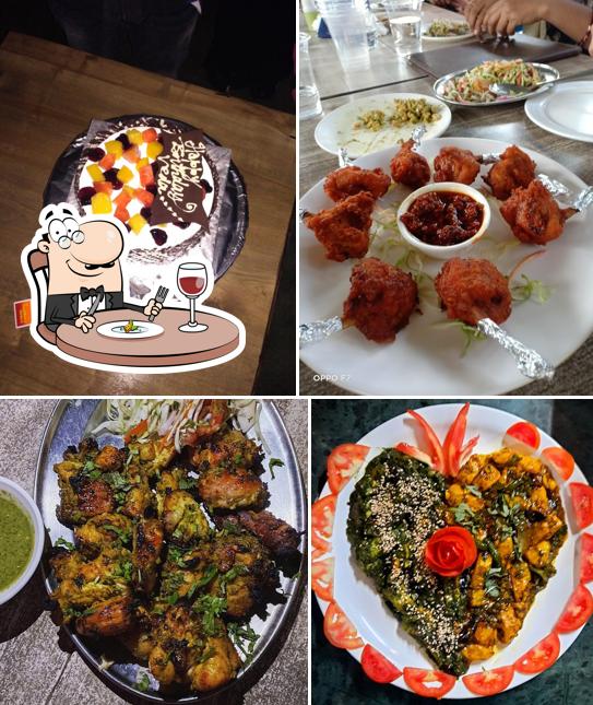 Food at Oye Daman. Family Restaurant and Bar