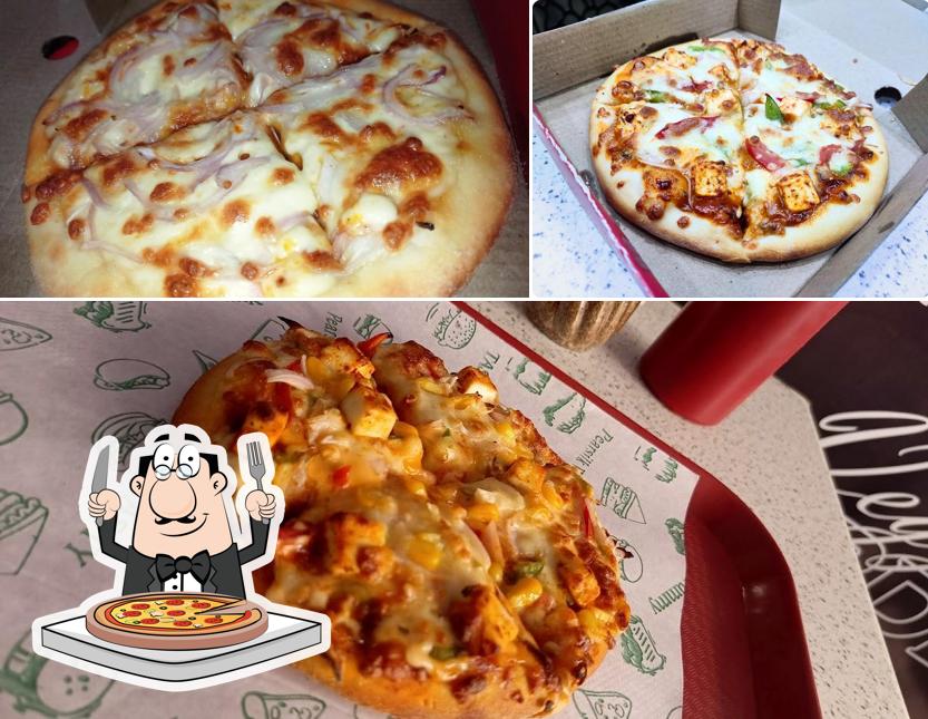 At Pizza O Mania, you can taste pizza