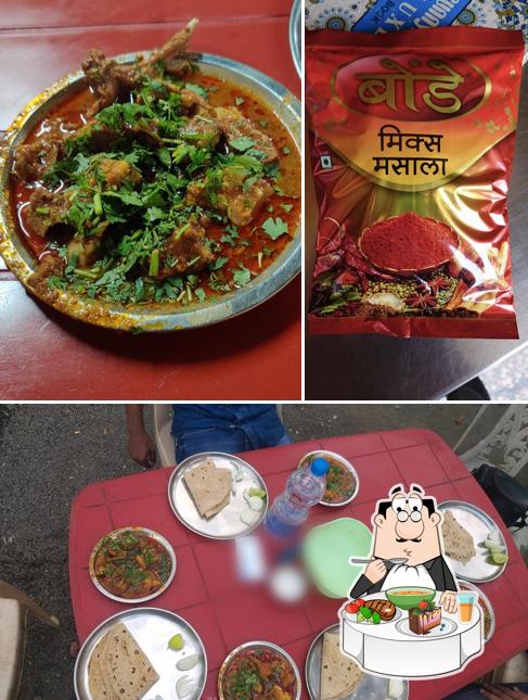Hot and sour soup at Bhangale Mutton Bhojnalay
