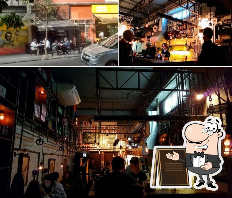 O exterior do Holy Burger