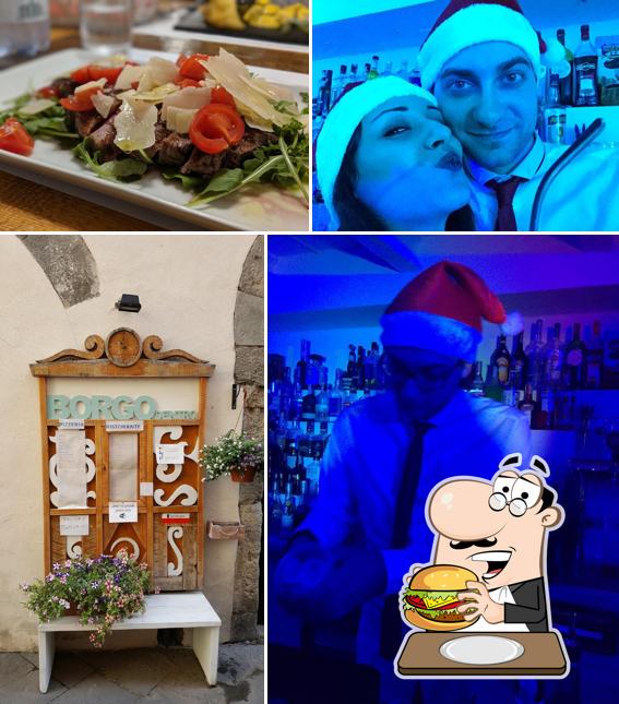 Prenditi un hamburger a Osteria del Borgo Dentro