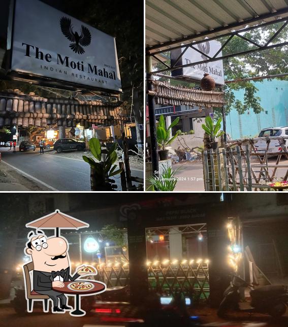 The exterior of The Moti Mahal