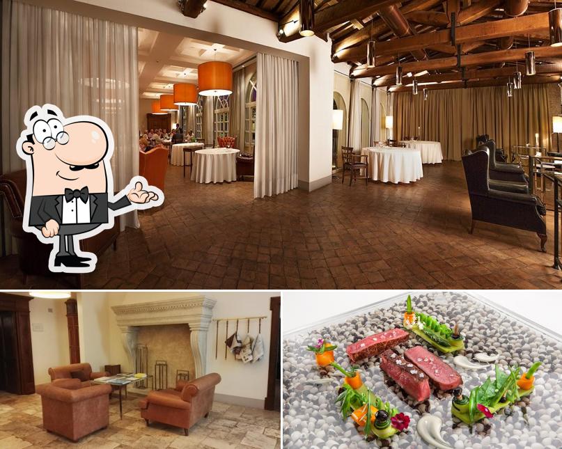 La foto di interni e cibo da Palazzo Seneca Relais & Chateaux
