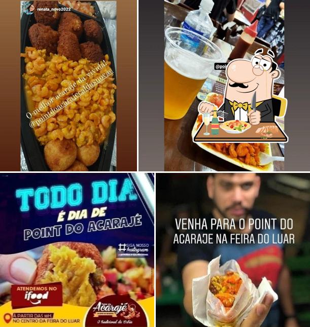 Platos en Point Do Acarajé Caldas Novas