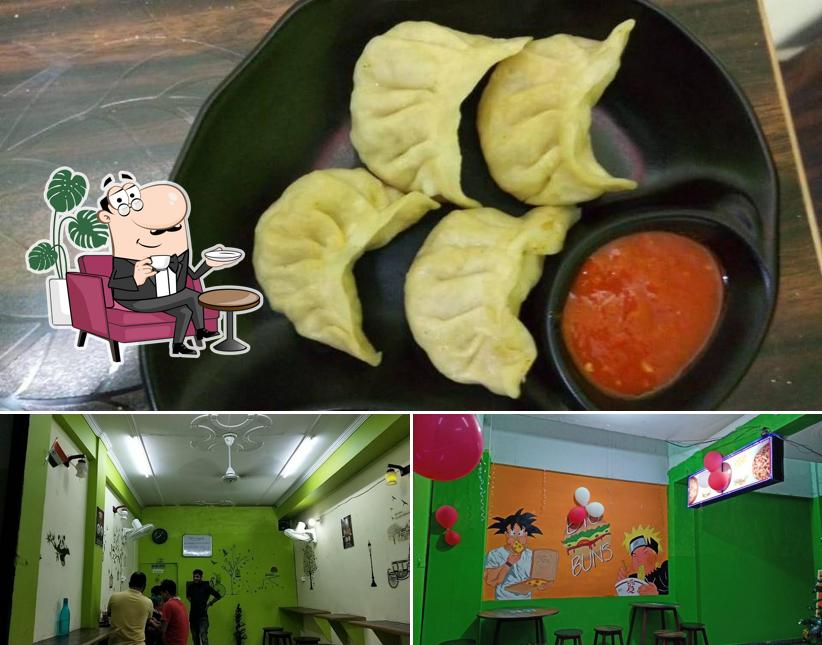 The photo of interior and food at BIG BUNS