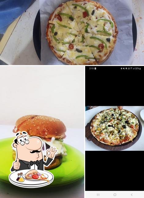 Order pizza at USSR CAFE