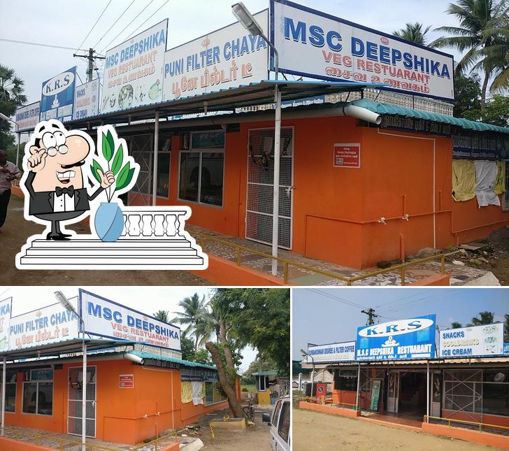 The exterior of Deepshika Restaurant