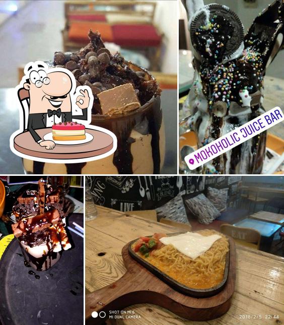 Cheesecake at Mokoholic2.1 juice bar n cafe