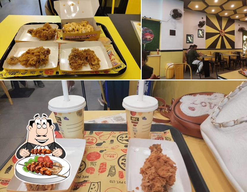 Among various things one can find food and interior at HFC Midnapore
