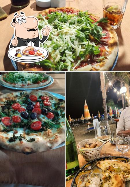 A Lido La Romantica Di Bosco Salvatore & C. S.N.C., puoi goderti una bella pizza