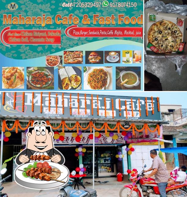 Food at Maharaj Cafe