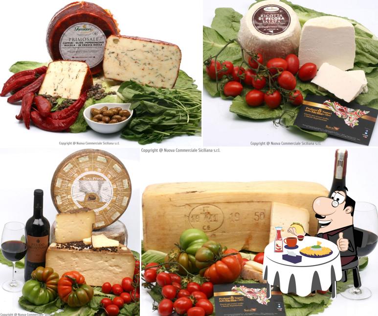 Piatto di formaggi al Nuova Commerciale Siciliana S. R. L
