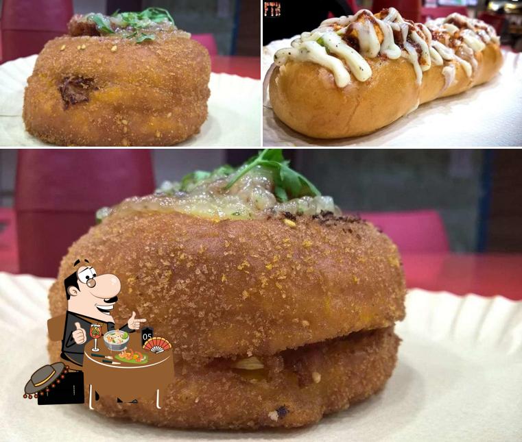 Food at Reddy bakery & sweets