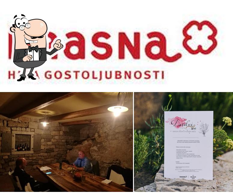 Gli interni di Hiša Krasna