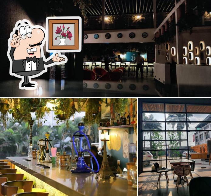 The interior of R. ambience
