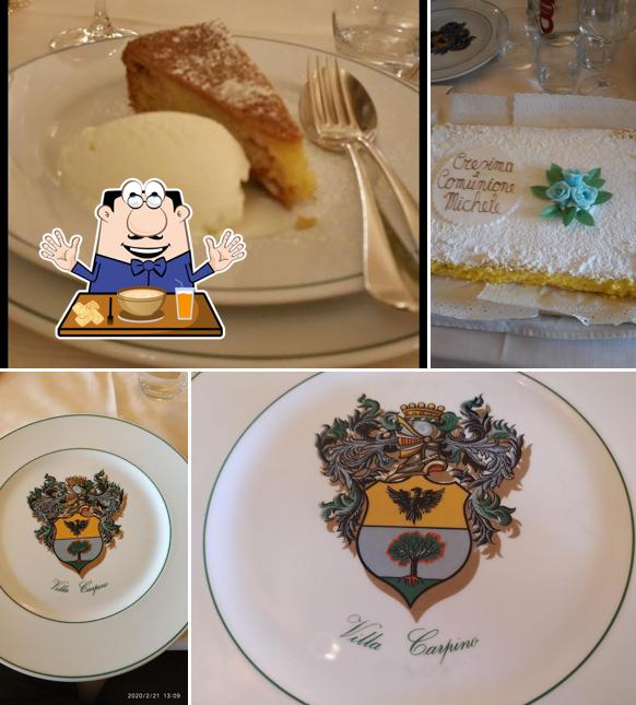 Platti al Ristorante Villa Carpino