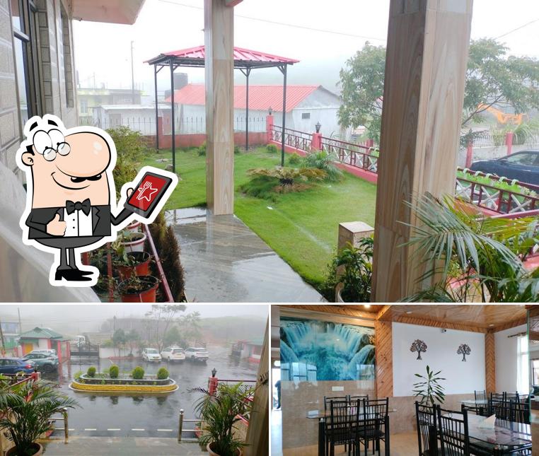 The restaurant's exterior and interior