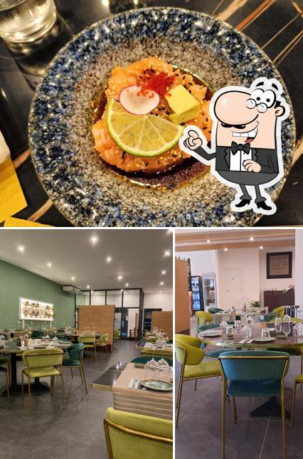 Gli interni di Sushi Zen Nuoro