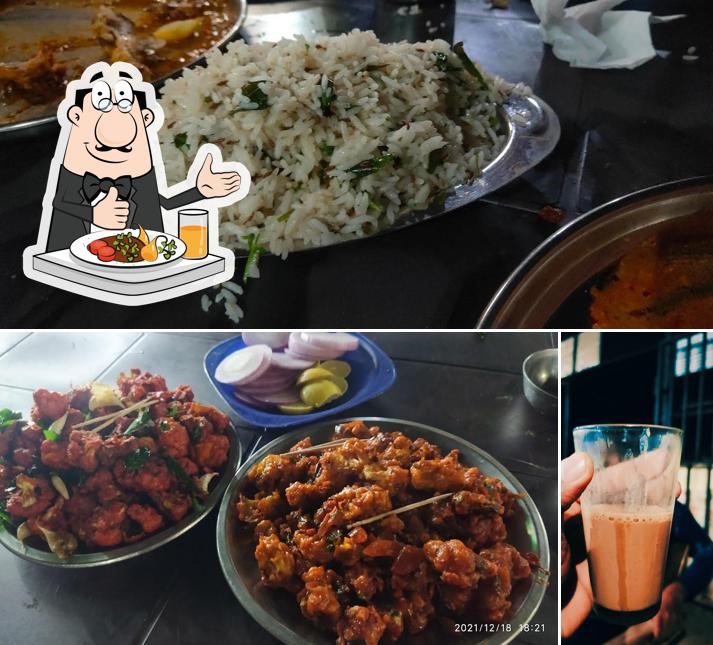 The restaurant's food and beverage