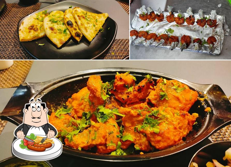 Food at Roll the Naan