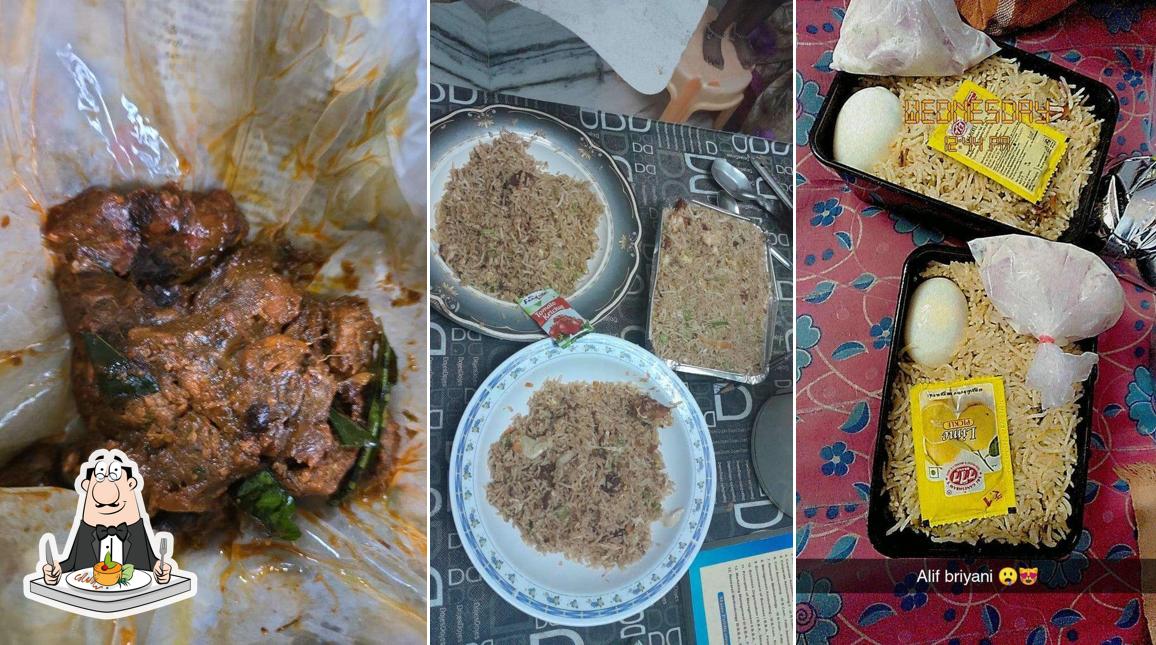 Food at Alif Restaurant